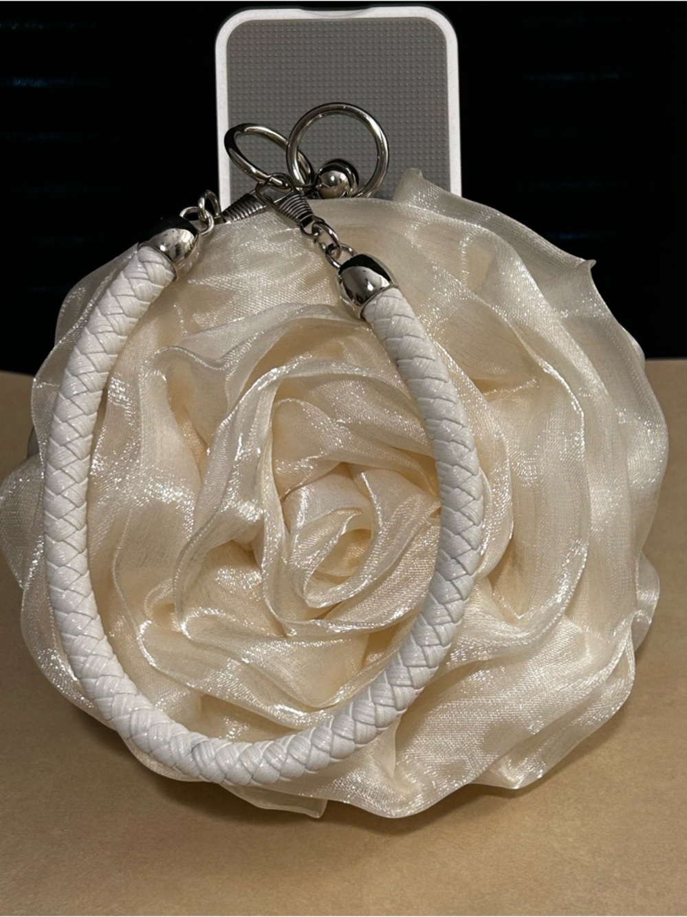 Chic Flower Mini Wristlet Purse